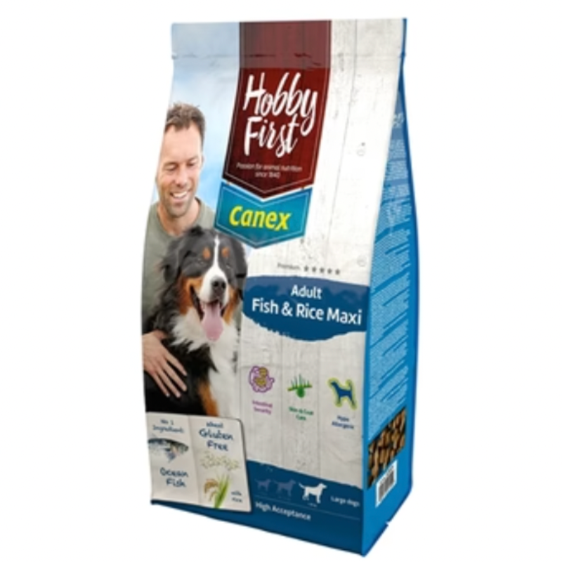 Hobbyfirst Canex Adult Fish & Rice Maxi 12Kg